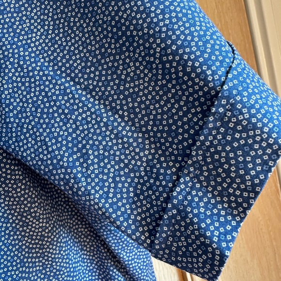 Men’s Apt 9 Premier Flex Slim Fit Cotton Spandex Button Down Short Sleeve Shirt - Picture 9 of 9